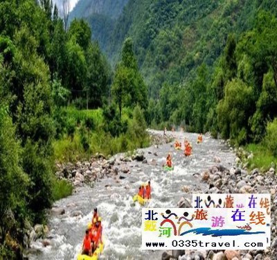 東戴河永安峽谷漂流