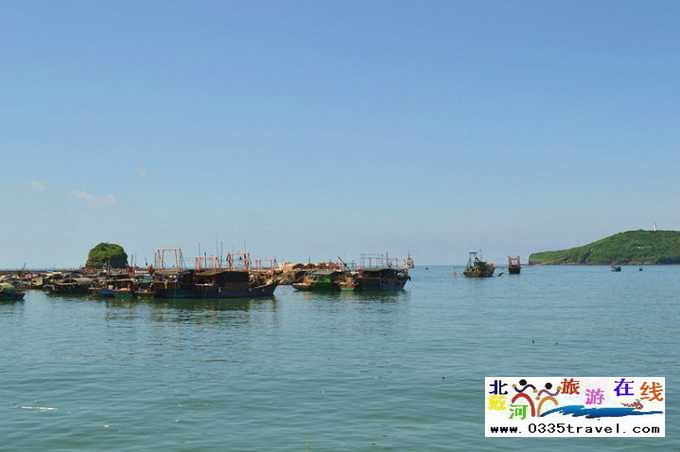 東戴河北戴河南戴河出海打漁看日出