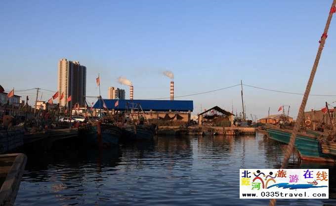 東戴河北戴河南戴河出海打漁看日出