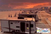 東戴河親海房車浪漫之旅——東戴河銀泰房車露營酒店