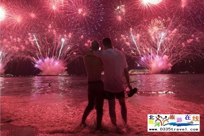 北戴河南戴河?xùn)|戴河煙花焰火沙灘篝火晚會